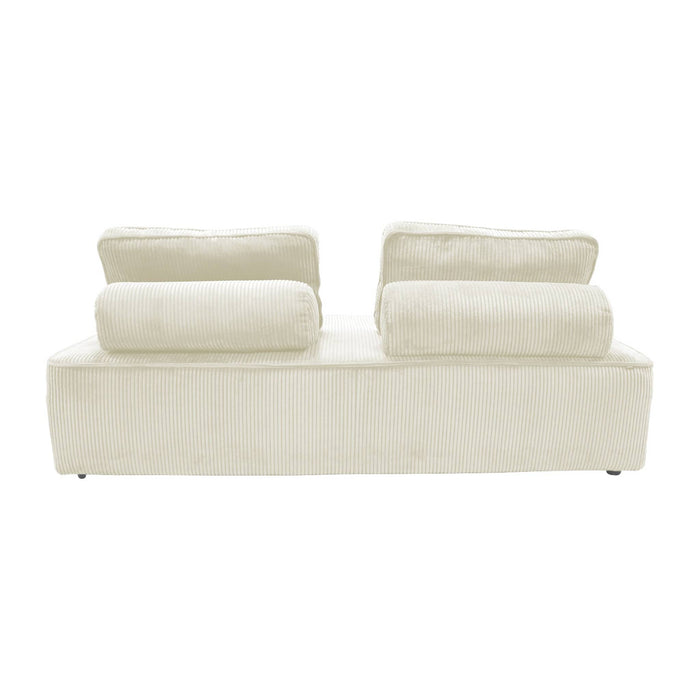 sweeek - Fauteuils in corduroy 2 zitplaatsen (set van 2)