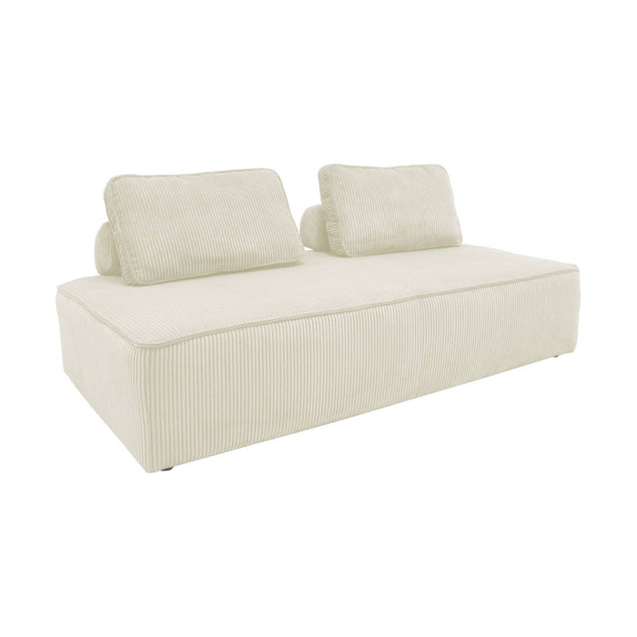 sweeek - Set van fauteuils voor modulaire bank 4 zitplaatsen corduroy