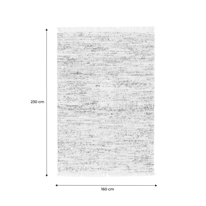 sweeek - Interieur tapijt met gevlekt patroon, crème