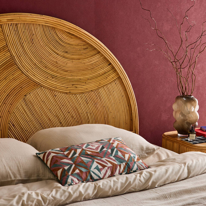 sweeek - Natuurlijk rotan hoofdbord