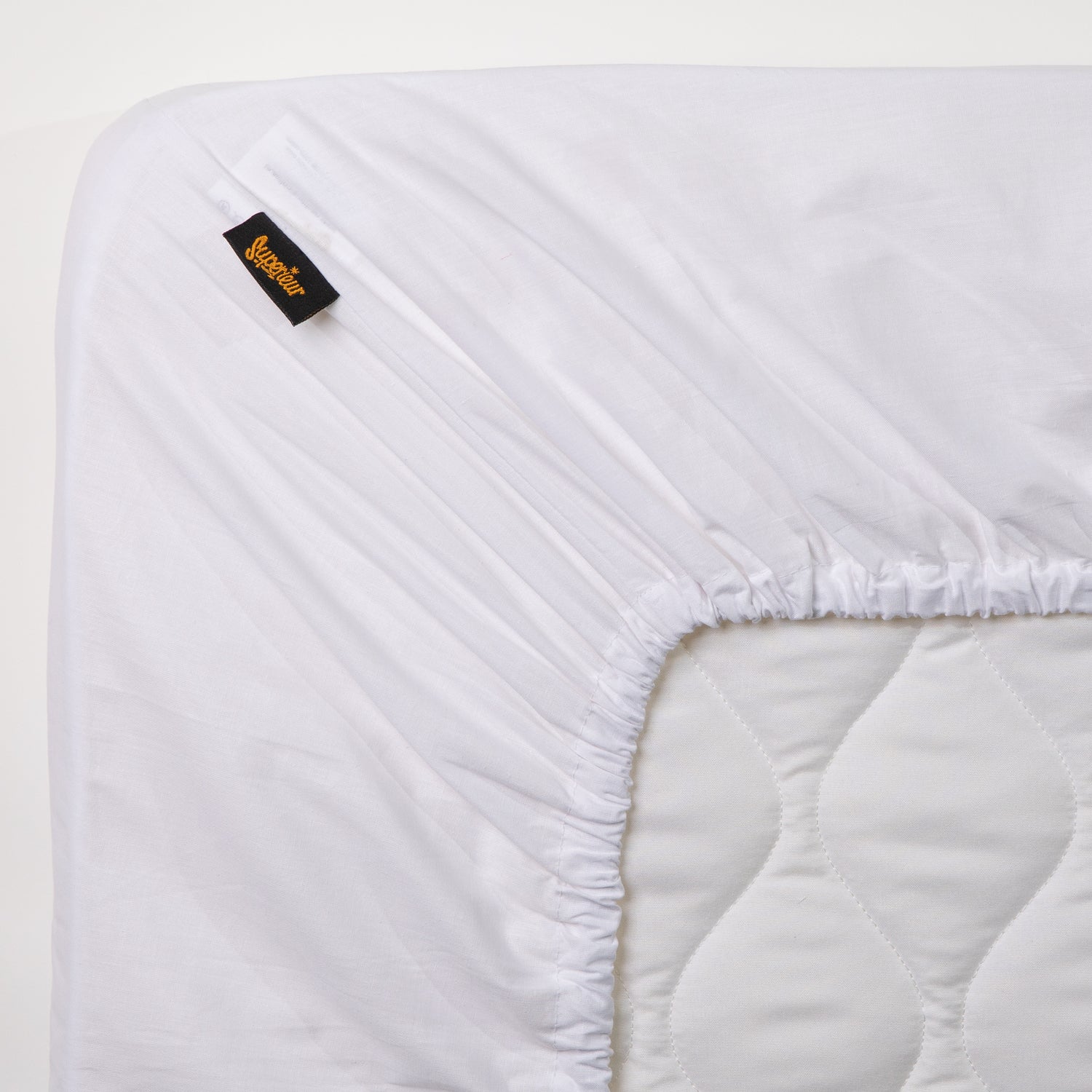 Superieur - Hoeslaken -  Katoen - Wit - 80x200cm
