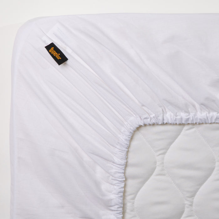 Superieur - Hoeslaken -  Katoen - Wit - 70x200cm