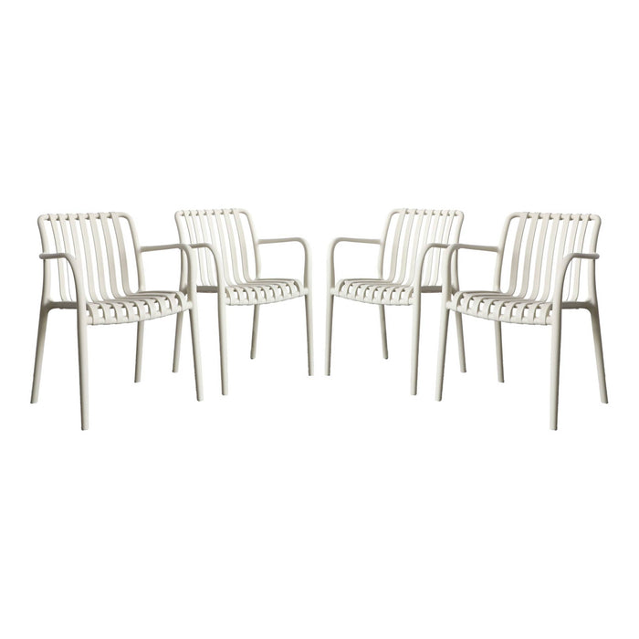 sweeek - Kunststof tuinstoel (set van 4)