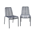 sweeek - Stapelbare stalen tuinstoelen (Set van 2)