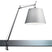 Artemide Tolomeo Mega klemlamp LED met snoerdimmer grijs satijn 42 cm