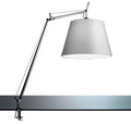Artemide Tolomeo Mega klemlamp LED met snoerdimmer grijs satijn 42 cm