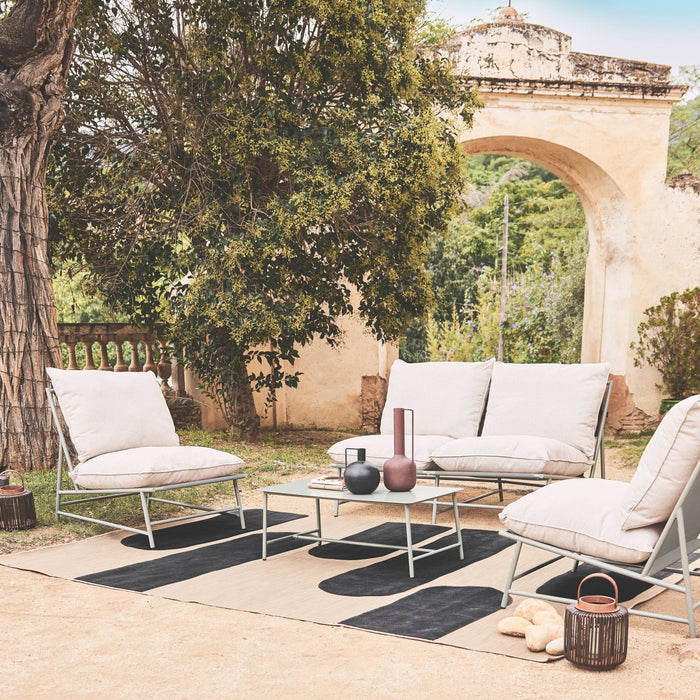 sweeek - Tuinset van staal en textileen voor 4 personen