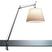 Artemide Tolomeo Mega klemlamp LED met snoerdimmer perkament 36 cm