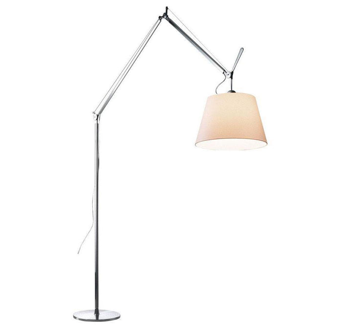 Artemide Tolomeo Mega Terra booglamp LED 3000K snoerdimmer alu