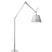Artemide Tolomeo Mega Terra booglamp LED 3000K snoerdimmer alu grijs