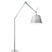 Artemide Tolomeo Mega Terra booglamp LED 3000K snoerdimmer alu grijs