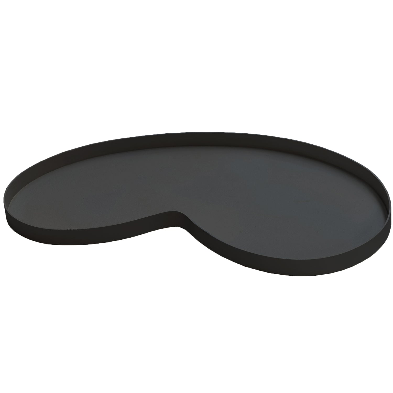 Vase The World - Villeta M black L67,5 x B36 x H2 cm