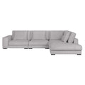by fonQ Snug 4-zits Hoekbank met Chaise Longue Rechts - Lichtgrijs