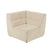 J-Line hoekzetel Grid - hout|schuim - beige