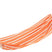 J-Line hangmat Strepen - katoen|polyester - oranje|wit