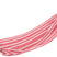 J-Line hangmat Strepen - katoen|polyester - roze|wit