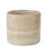 J-Line bloempot Olina Rond - cement - creme - large - Ø 17.5