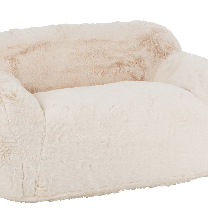 J-Line sofa Cutie - polyester  creme - large