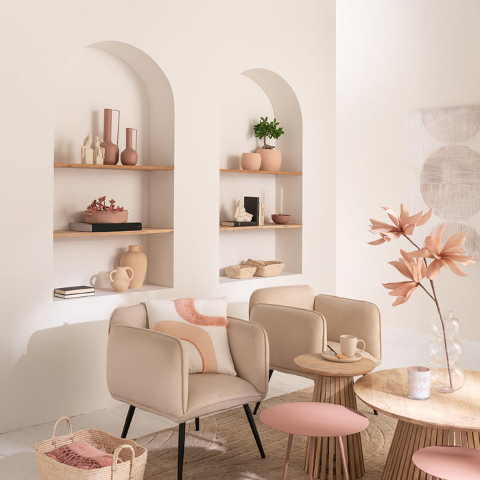 J-Line tafel Vincent - hout - naturel - medium