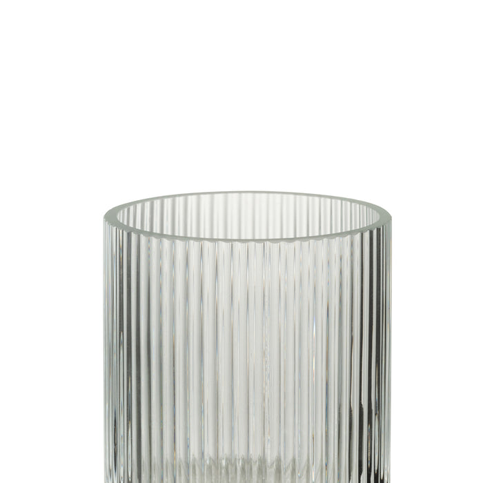 J-Line windlicht Clara - glas - transparant - small