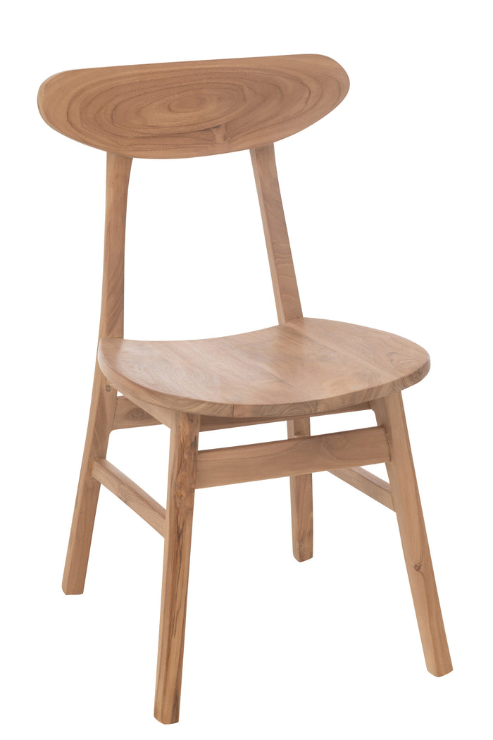 J-Line stoel Sofia - teakhout - naturel