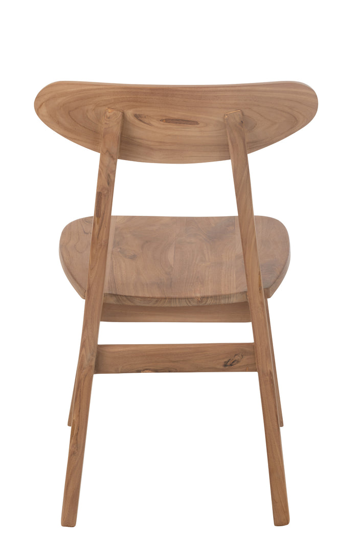 J-Line stoel Sofia - teakhout - naturel