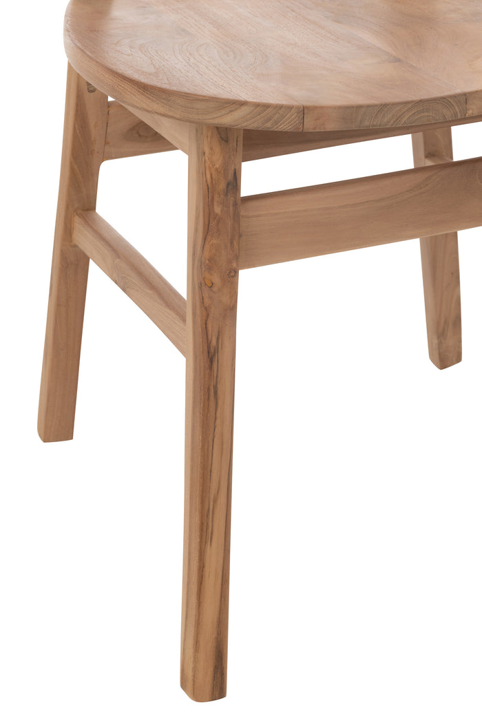 J-Line stoel Sofia - teakhout - naturel