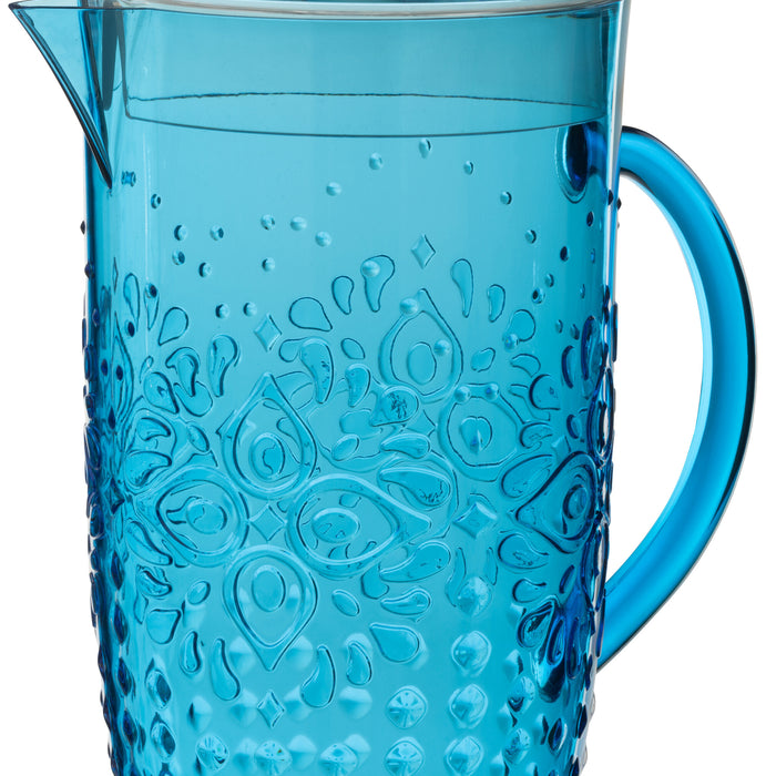 J-Line karaf - kunststof - blauw