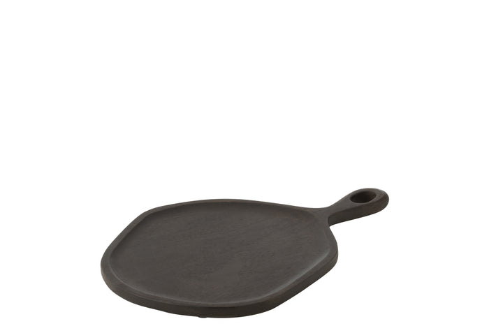 J-Line snijplank Goa - mangohout - zwart - small