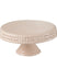 J-Line bord Cake bord - taartplateau - keramiek - roze - medium