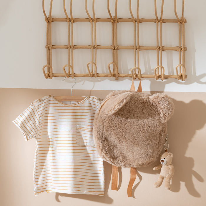 J-Line kapstok Ellen 6 Hakken - jute - naturel