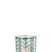 J-Line windlicht Visgraat - glas - groen|zilver - medium