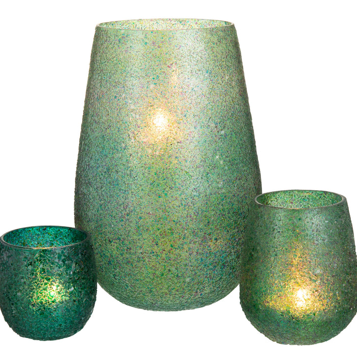 J-Line kaarshouder Tom - glas - groen - large