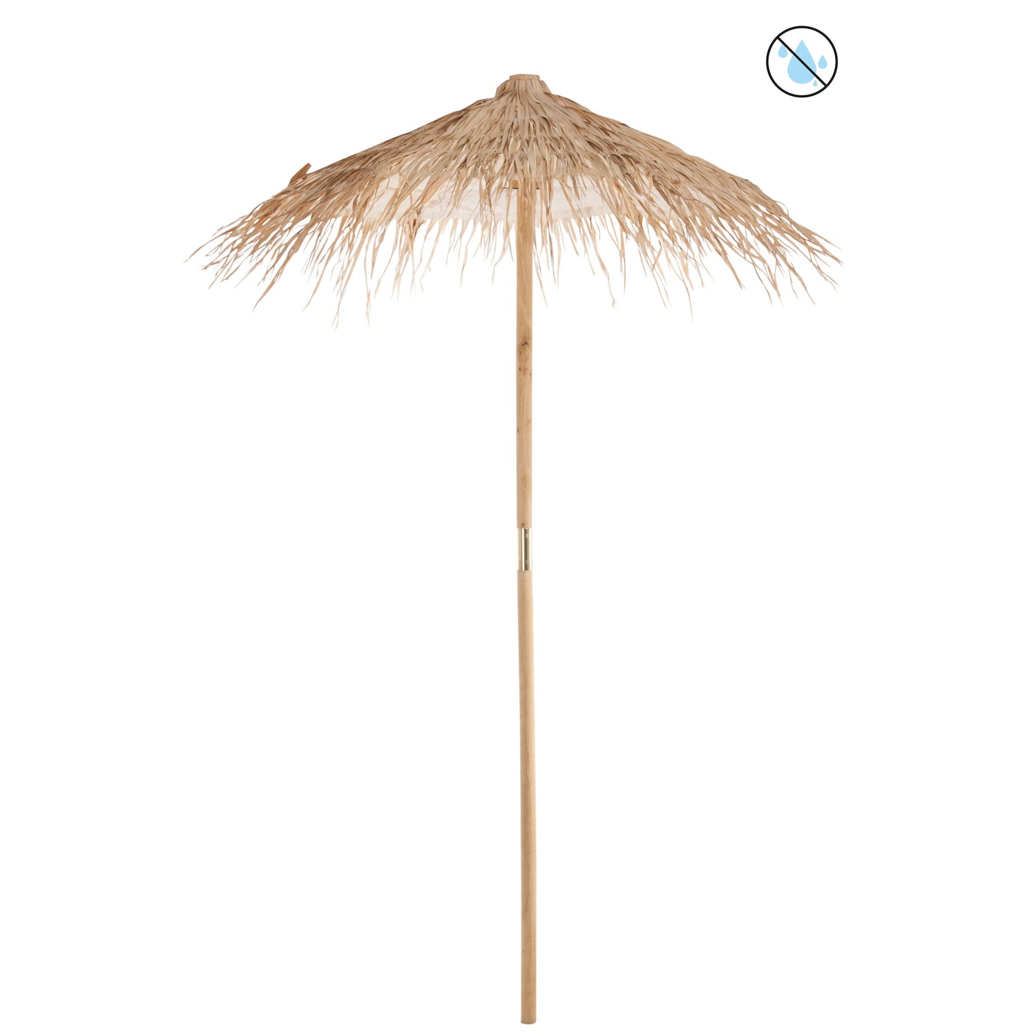 J-Line parasol Stro - naturel - small