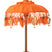 J-Line parasol Dayu - katoen|hout - oranje - small