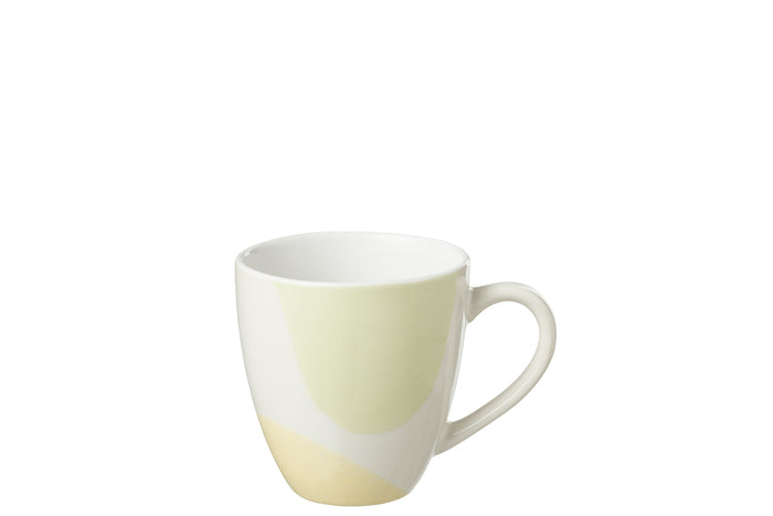 J-Line kop Vlek - porselein - mix - 6 stuks