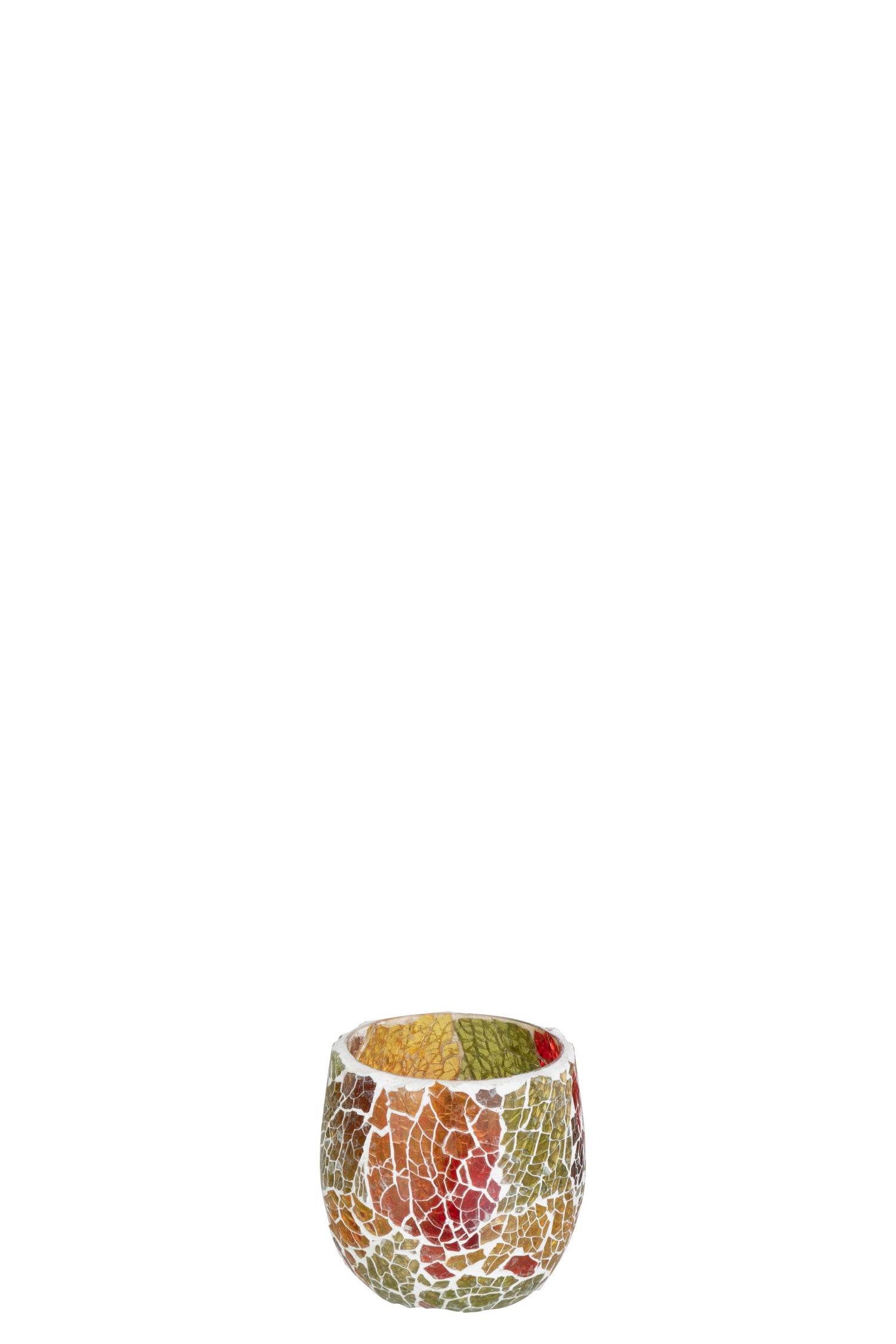 J-Line kaarshouder Sunset - glas - mix - small