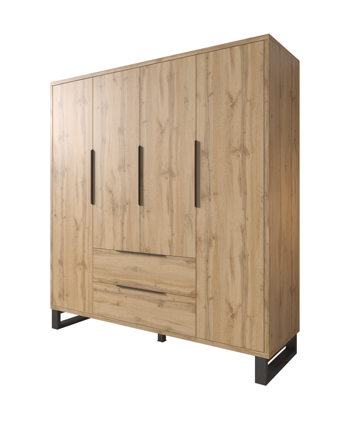 Meubella Kledingkast Harlow - Eiken - 191 cm