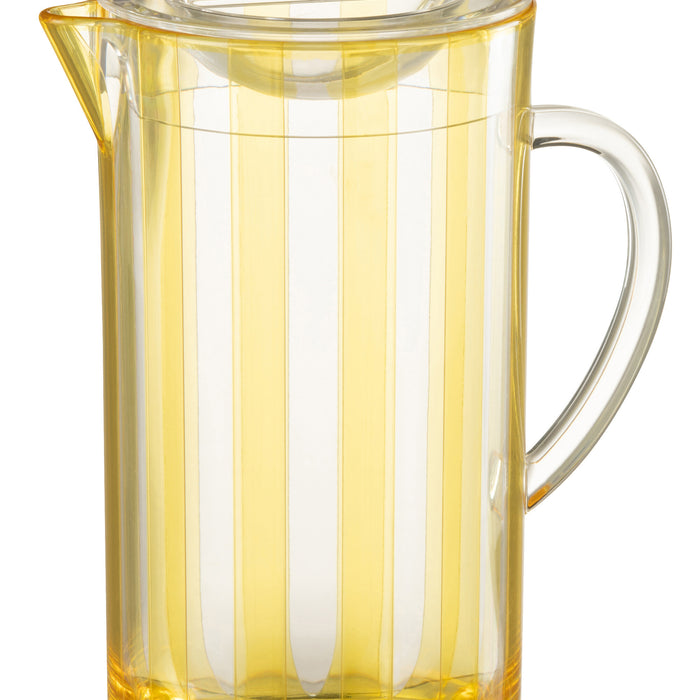 J-Line kruik Melanie - kunststof - geel