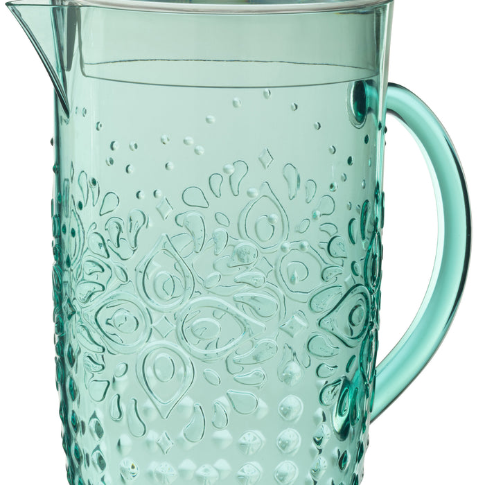 J-Line karaf - kunststof - aquablauw