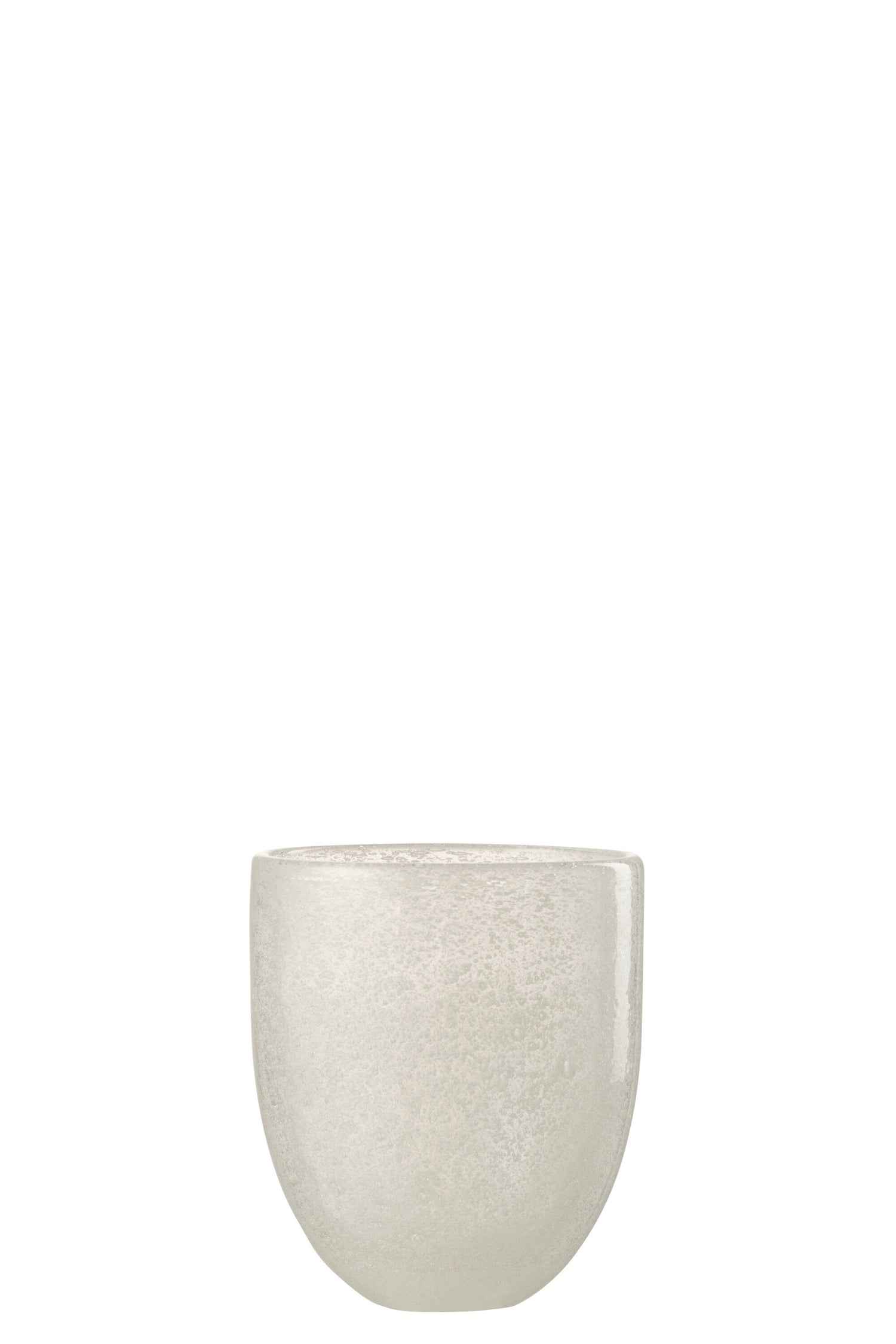 J-Line glas  Lisboa - glas - wit - 6 stuks