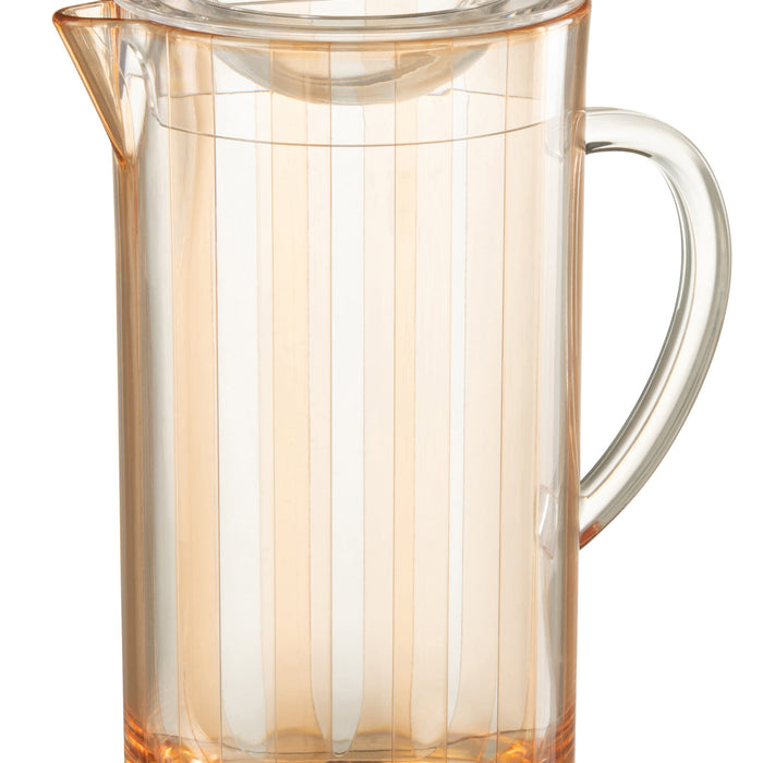 J-Line kruik Melanie - kunststof - oranje