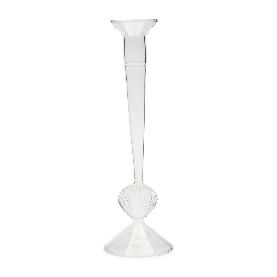 Riviera Maison Kandelaar Transparant - Shell Kaarsenhouder   - Glas
