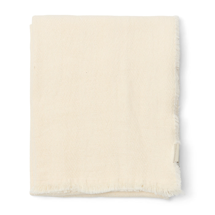 Riviera Maison Plaid Beige - Sofia Decoratie deken 180x130 - Katoen