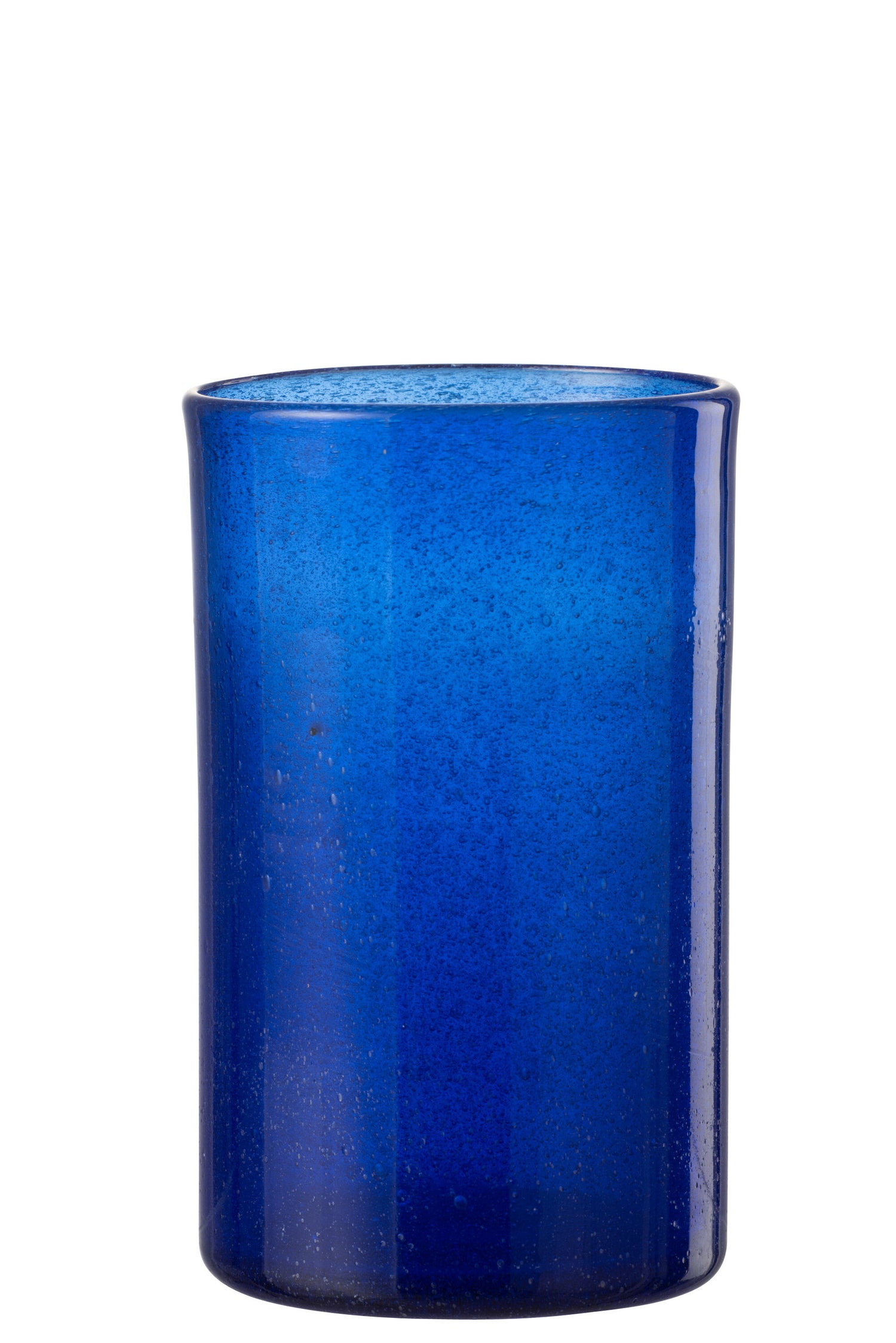 J-Line drinkglas Lisboa - glas - blauw - 6 stuks