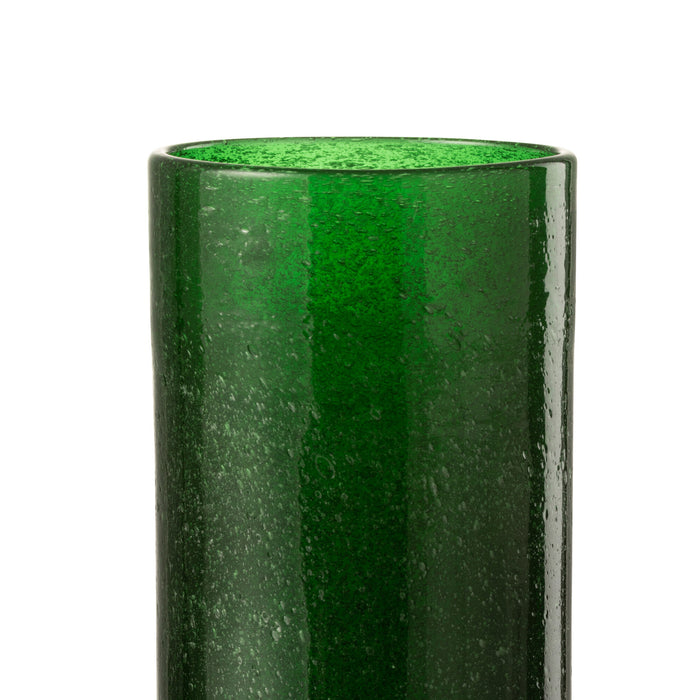 J-Line glas  Lisboa - glas - groen - 6 stuks