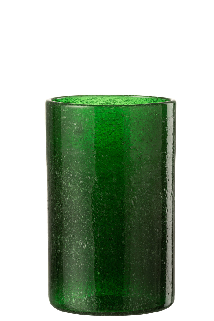J-Line glas  Lisboa - glas - groen - 6 stuks