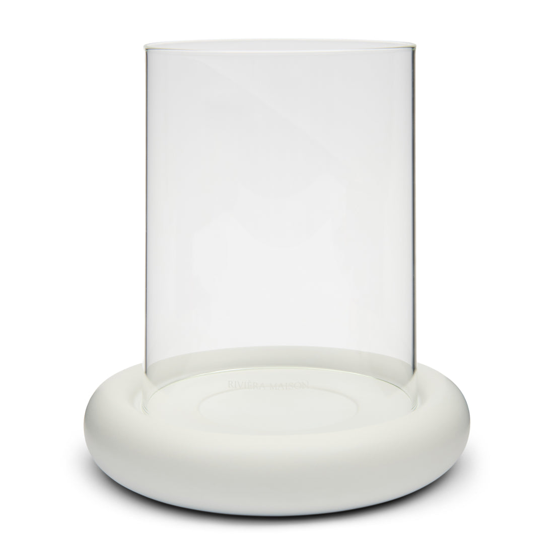 Riviera Maison Windlicht Wit - Meribel Kaarsenhouder groot