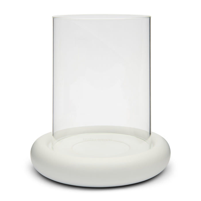 Riviera Maison Windlicht Wit - Meribel Kaarsenhouder groot