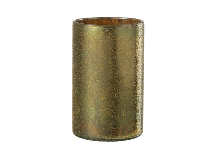 J-Line windlicht Spiegel - glas - goud - large